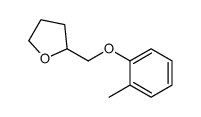 2-[(2-methylphenoxy)methyl]oxolane Structure