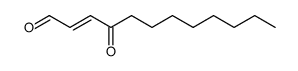 trans-2-dodecen-1-al-4-one结构式