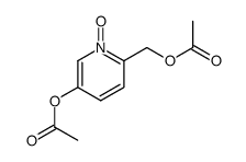 5-Acetoxy-2-(acetoxymethyl)pyridin-N-oxid Structure