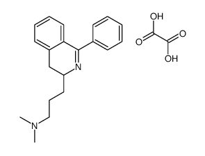 N,N-dimethyl-3-(1-phenyl-3,4-dihydroisoquinolin-3-yl)propan-1-amine,oxalic acid结构式