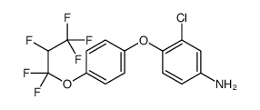 3-chloro-4-[4-(1,1,2,3,3,3-hexafluoropropoxy)phenoxy]aniline Structure