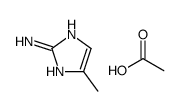 acetic acid,5-methyl-1H-imidazol-2-amine Structure