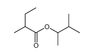 3-methylbutan-2-yl 2-methylbutanoate Structure