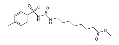 8-[3-(4-methylbenzenesulfonyl)ureido]octanoic acid methyl ester Structure
