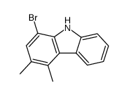 1-bromo-3,4-dimethyl-carbazole结构式