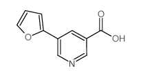 5-(2-呋喃基)烟酸结构式