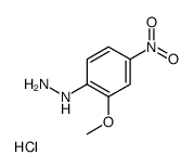 (2-Methoxy-4-nitrophenyl)hydrazine hydrochloride (1:1)结构式