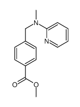 methyl 4-[[methyl(pyridin-2-yl)amino]methyl]benzoate结构式