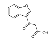 (benzofuran-3-sulfinyl)-acetic acid Structure