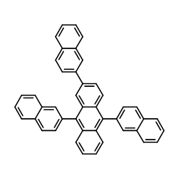 2,9,10-三(萘-2-基)蒽结构式