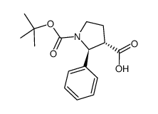反式-1-BOC-2-苯基吡咯烷-3-羧酸图片