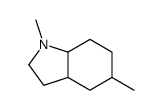 1,5-dimethyl-2,3,3a,4,5,6,7,7a-octahydroindole结构式