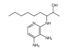 erythro-2-((2-hydroxy-3-nonyl)amino)-3,4-diaminopyridine Structure