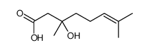 3-hydroxy-3,7-dimethyloct-6-enoic acid Structure