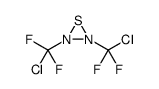 2,3-bis[chloro(difluoro)methyl]thiadiaziridine Structure