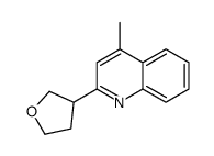 4-methyl-2-(oxolan-3-yl)quinoline Structure