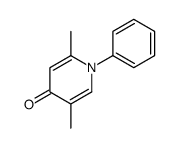 2,5-dimethyl-1-phenylpyridin-4-one结构式