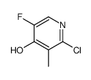 4-Pyridinol,2-chloro-5-fluoro-3-methyl-结构式