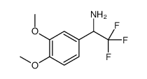 1-(3,4-dimethoxyphenyl)-2,2,2-trifluoroethanamine Structure