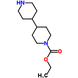 [4,4']BIPIPERIDINYL-1-CARBOXYLIC ACID ETHYL ESTER structure