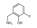3-FLUORO-2-HYDROXYBENZYLAMINE structure