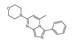 4-(4-methyl-6-phenylimidazo[1,5-a]pyrimidin-2-yl)morpholine Structure