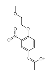 N-[4-(2-methoxyethoxy)-3-nitrophenyl]acetamide结构式
