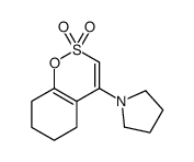 4-pyrrolidin-1-yl-5,6,7,8-tetrahydro-1,2λ6-benzoxathiine 2,2-dioxide Structure