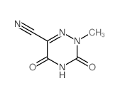 2-methyl-3,5-dioxo-1,2,4-triazine-6-carbonitrile结构式