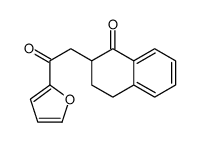 2-[2-(furan-2-yl)-2-oxoethyl]-3,4-dihydro-2H-naphthalen-1-one结构式