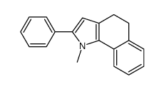 1-methyl-2-phenyl-4,5-dihydrobenzo[g]indole结构式