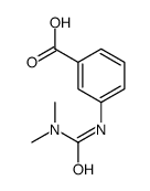 3-(3,3-二甲基脲基)苯甲酸结构式