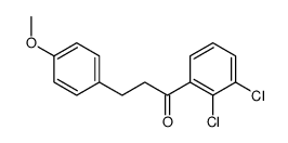 2',3'-DICHLORO-3-(4-METHOXYPHENYL)PROPIOPHENONE结构式