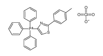 [2-(4-methylphenyl)-1,3-thiazol-4-yl]-triphenylphosphanium,perchlorate Structure