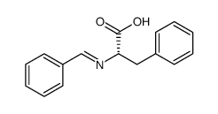 L-Phenylalanine, N-(phenylmethylene) Structure