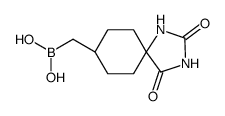 Boronic acid, B-[(2,4-dioxo-1,3-diazaspiro[4.5]dec-8-yl)methyl]结构式