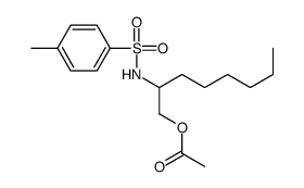 2-[(4-methylphenyl)sulfonylamino]octyl acetate Structure