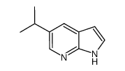 5-isopropyl-1H-pyrrolo[2,3-b]pyridine Structure