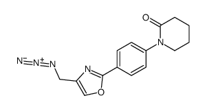 1-[4-[4-(azidomethyl)-1,3-oxazol-2-yl]phenyl]piperidin-2-one Structure
