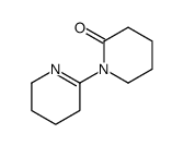 1-(2,3,4,5-tetrahydropyridin-6-yl)piperidin-2-one结构式