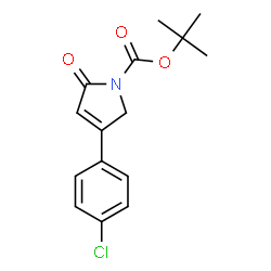 Tert-Butyl 4-(4-Chlorophenyl)-2-Oxo-2,5-Dihydro-1H-Pyrrole-1-Carboxylate picture