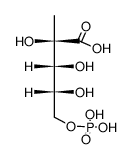 Glucosaccharinsaeure-6-phosphat Structure