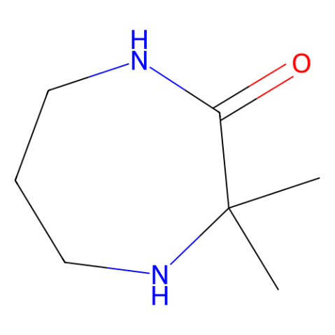 3,3-dimethyl-1,4-diazepan-2-one结构式