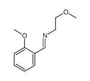 N-(2-methoxyethyl)-1-(2-methoxyphenyl)methanimine Structure