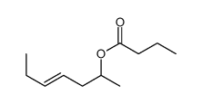 (Z)-4-hepten-2-yl butyrate结构式