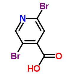 2,5-Dibromoisonicotinic acid Structure