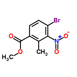 Methyl 4-bromo-2-methyl-3-nitrobenzoate Structure