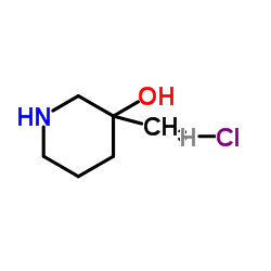 3-Methyl-3-piperidinol hydrochloride (1:1) Structure