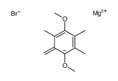 Magnesium, bromo[(2,5-dimethoxy-3,4,6-trimethylphenyl)methyl]结构式