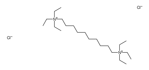 N,N,N,N',N',N'-hexaethyldecyl-1,10-diammonium dichloride structure